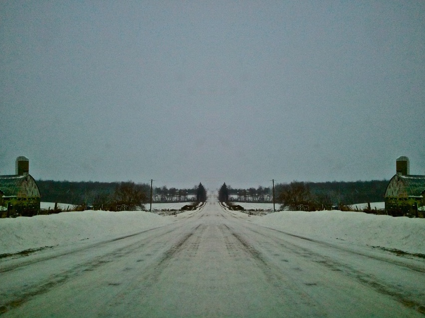 barns and winter roads II