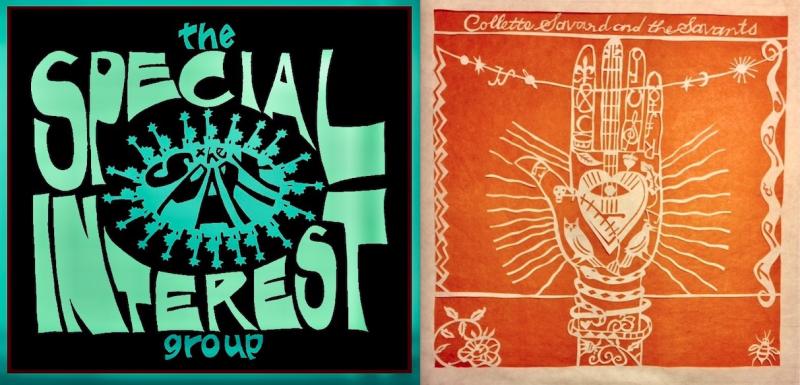 the SPECIAL INTEREST group · the SPARK + Collette Savard and the Savants ALBUM COVERS